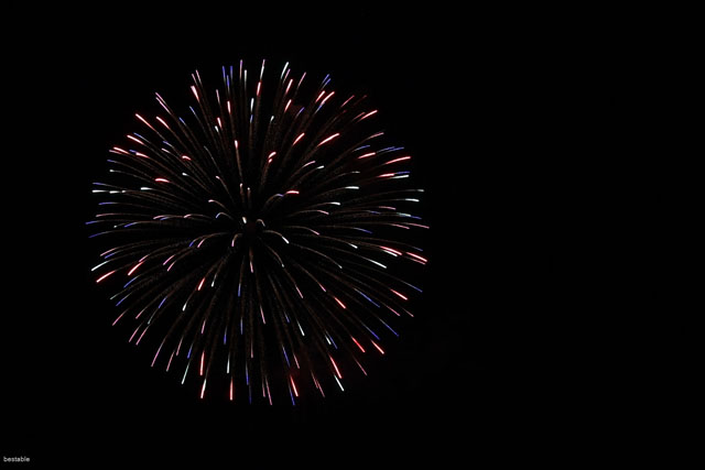 Bild vom Feuerwerk